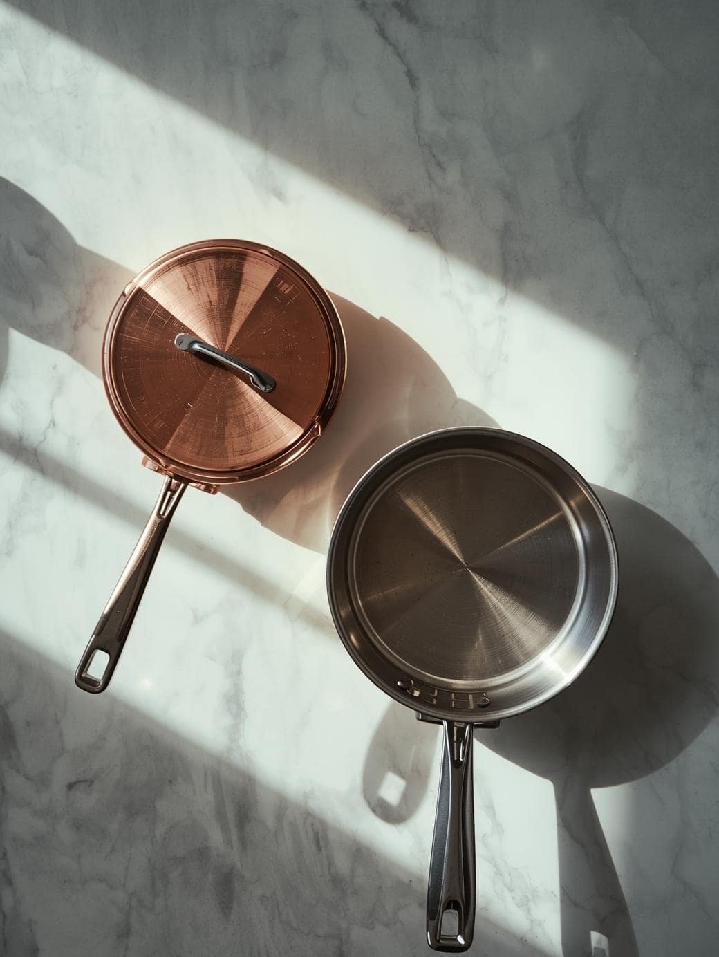 Nonstick (PTFE) vs Copper Saucepan