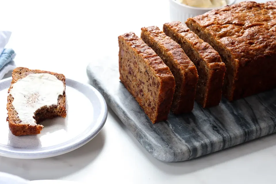 banana carrot cake loaf recipe