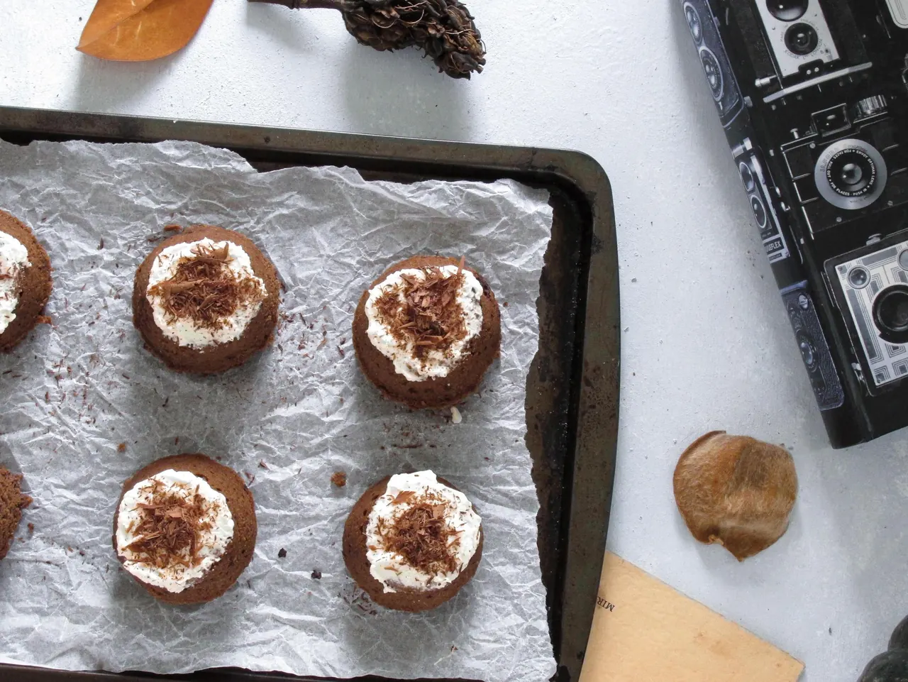 Halloween Midnight Chocolate Pudding Cakes