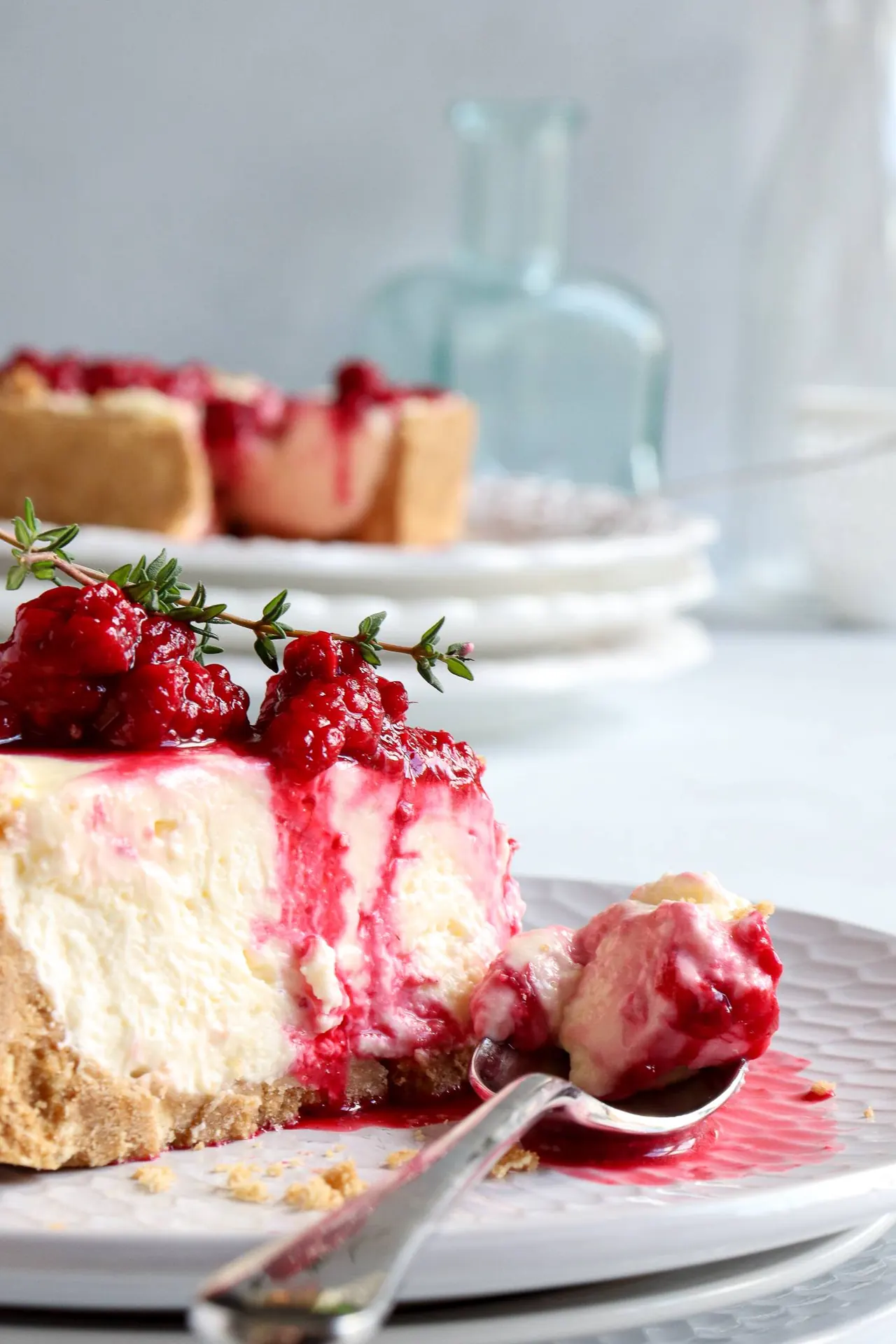 No Bake Raspberry