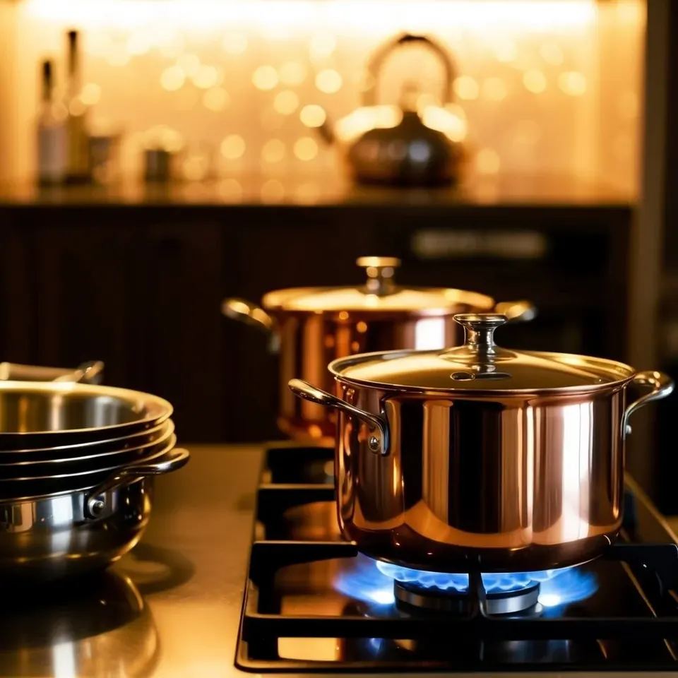 clean and polish copper cookware