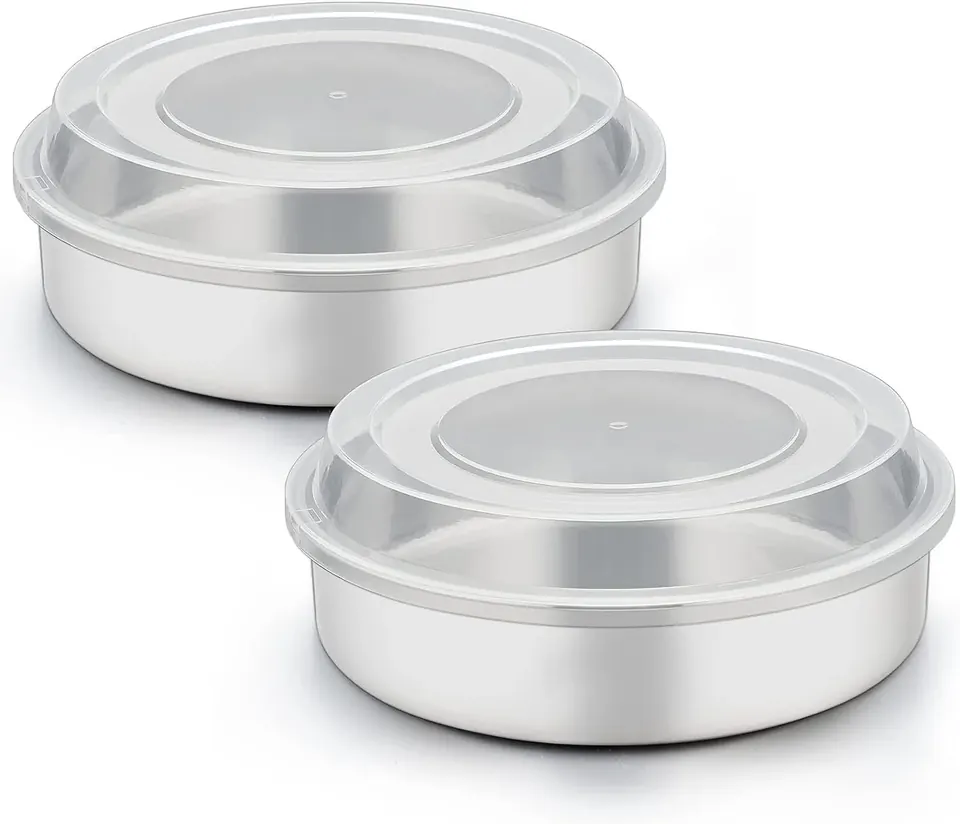 best stainless steel cake pans with lids