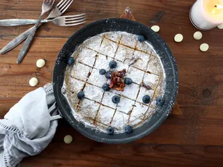 Small Batch Caramel White Chocolate Brownie