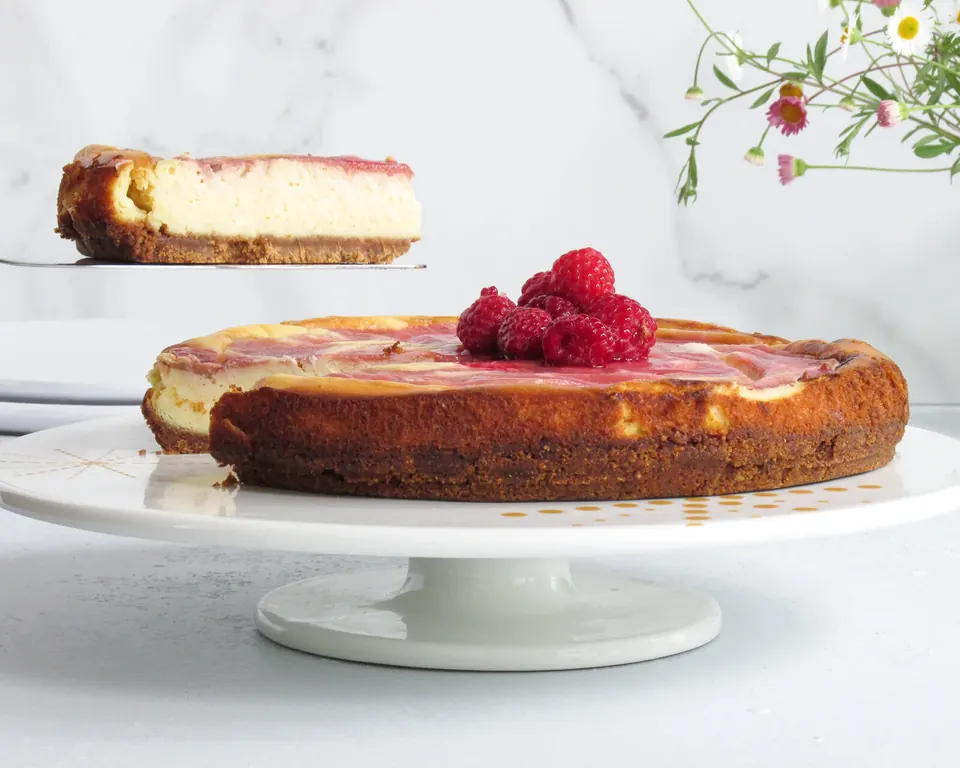 rhubarb cheesecake