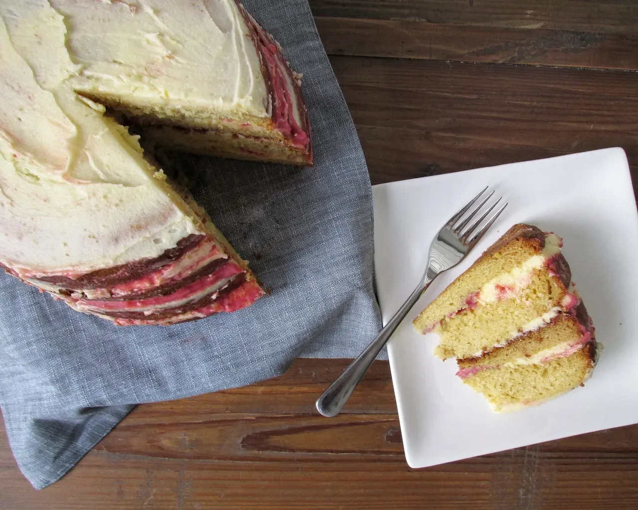 Plum Curd Layer Cake