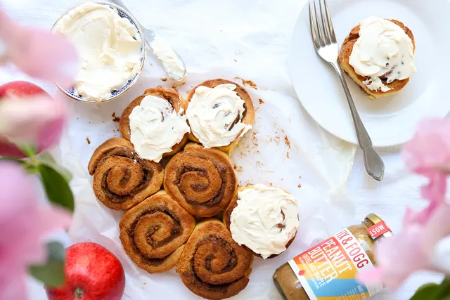Peanut Butter Brown Sugar Scrolls