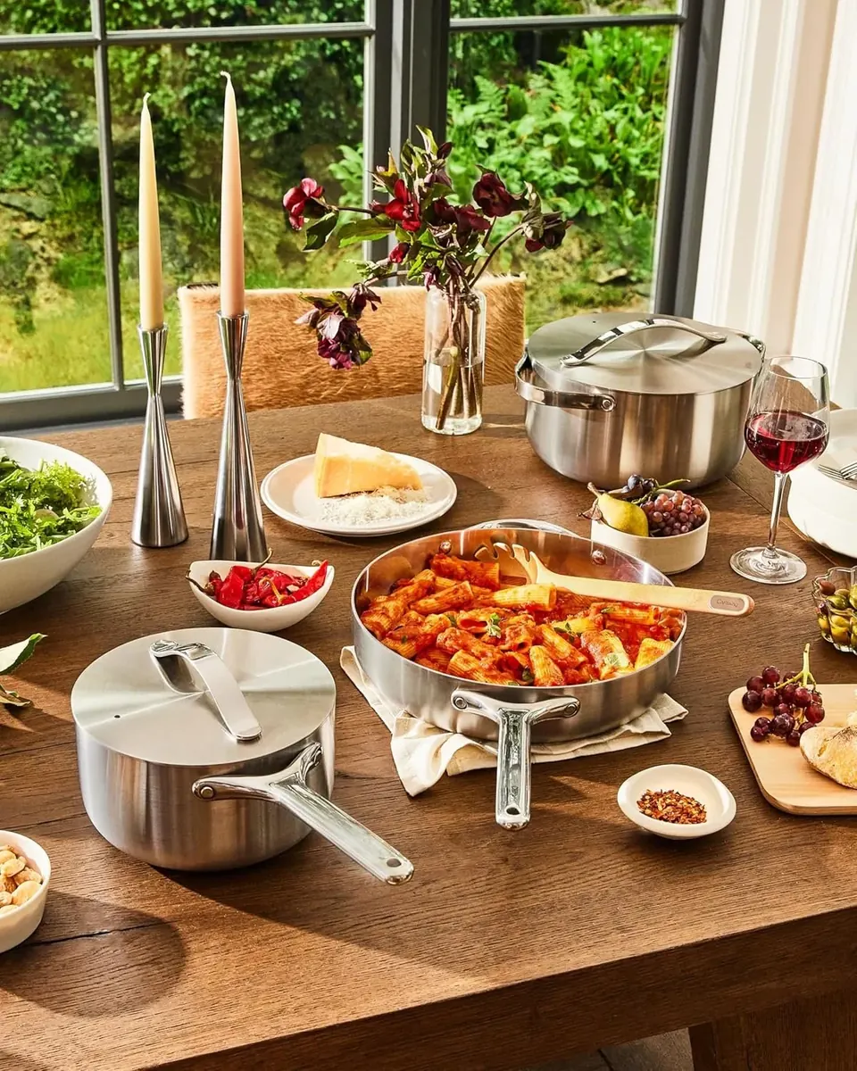 caraway stainless steel cookware