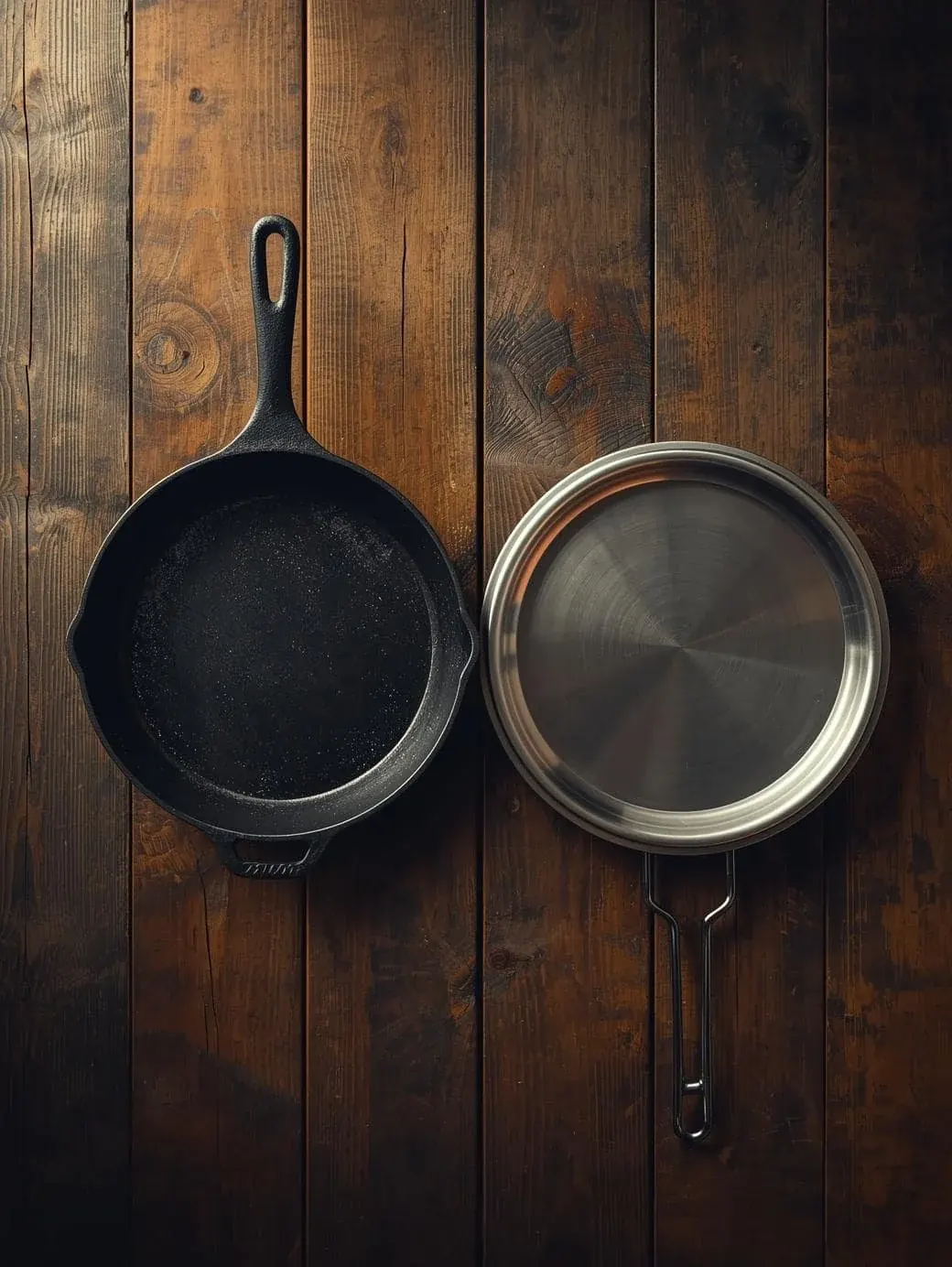 Cast Iron vs Stainless Steel Pan